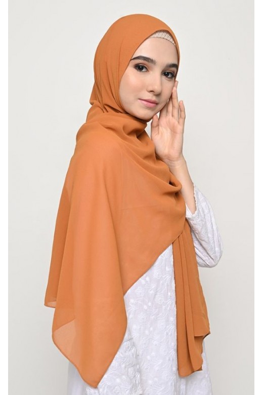 Pasmina Cerutti Baby Doll Jahit Tepi Rust